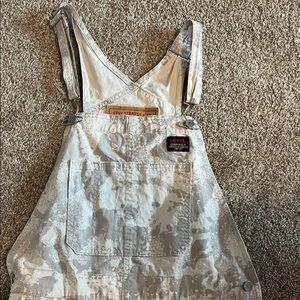 Levi's Light Gray Denim Overalls